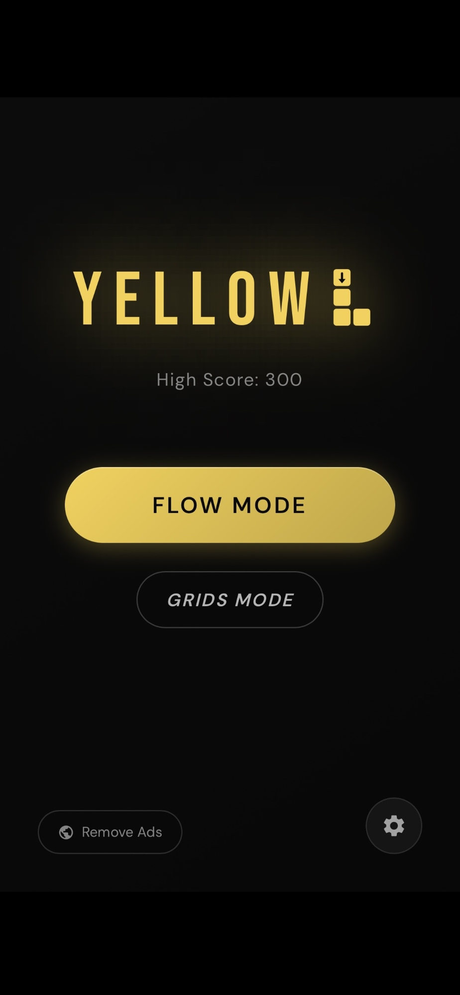 Yellow L Home Screen